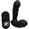 Alpha-Pro Prostate Massagers Multi-Speed Vibrating 7X P-Milk Silicone Prostate Stimulator With Milking Bead