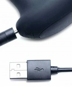 Alpha-Pro Prostate Massagers Multi-Speed Vibrating 7X P-Milk Silicone Prostate Stimulator With Milking Bead