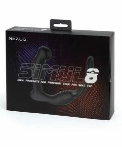 Nexus Simul8 Dual Prostate & Perineum Silicone Cock Ring For Men
