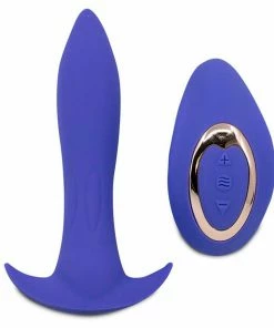 Anal Sex Toys Nu Sensuelle Power Plug 20 Function Remote Control Vibrating Butt Plug