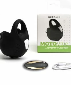 Sport Fucker Motovibe Silicone Cock Ring Nut Sack Vibrator For Men Cock Rings