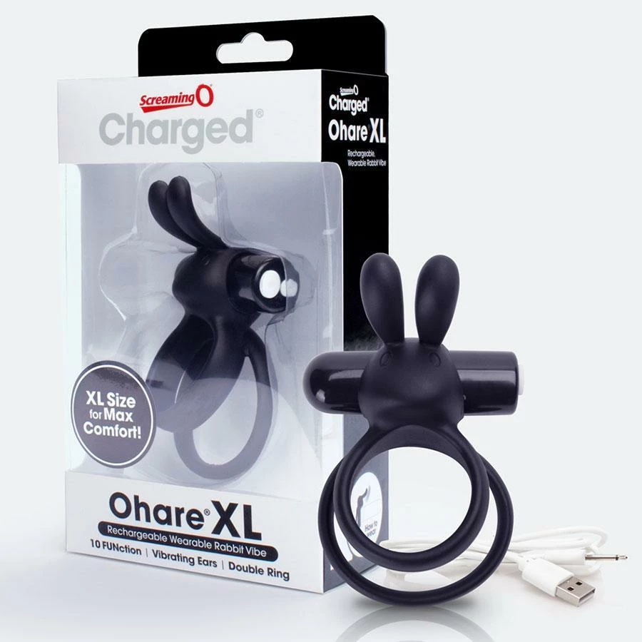 Cock Rings Ohare XL Rechargeable Vibrating Rabbit Cock Ring & Couples Vibrator By Screaming O 4 Cock Rings Ohare XL Rechargeable Vibrating Rabbit Cock Ring & Couples Vibrator By Screaming O