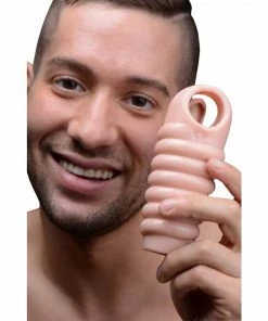 Open Tip Ribbed Cock Sheath | Really Ample Natural Girth Enhancer By Size Matters Sheaths & Sleeves