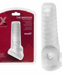 Open Tip Xplay Breeder Textured Penis Sleeve By Perfect Fit Sheaths & Sleeves