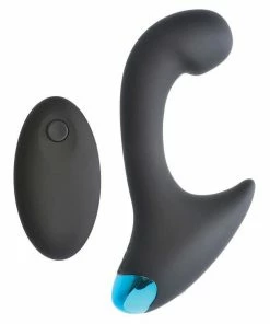 Optimale P-Curve Vibrating Prostate Massager & Wireless Silicone Anal Vibrator For Men