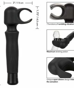 Cal Exotics Optimum Power Masturwand Vibrating Stroker Rechargeable Masturbator By Calexotics