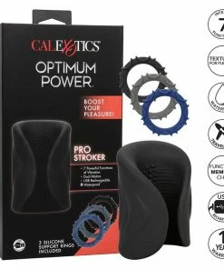 Cal Exotics Optimum Power Pro Stroker Silicone Rechargeable Masturbator