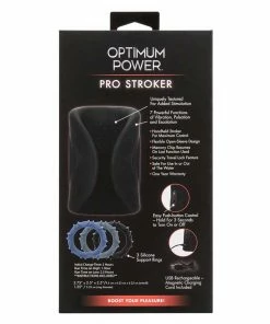 Cal Exotics Optimum Power Pro Stroker Silicone Rechargeable Masturbator