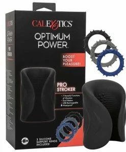 Cal Exotics Optimum Power Pro Stroker Silicone Rechargeable Masturbator