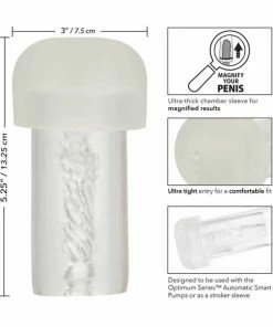 Cal Exotics Penis Pumps Optimum Series Automatic Smart Pump Replacement Stroker Sleeve