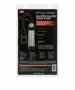 Penis Pumps Optimum Series Master Gauge Penis Pump With EZ Pull Trigger By Cal Exotics