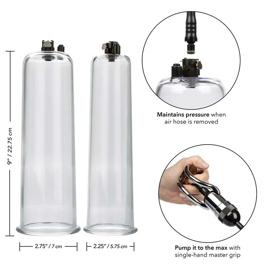 Penis Pumps Optimum Series Max Results Penis Pump Set | Penis Enlargement Kit By Cal Exotics 5 Penis Pumps Optimum Series Max Results Penis Pump Set | Penis Enlargement Kit By Cal Exotics