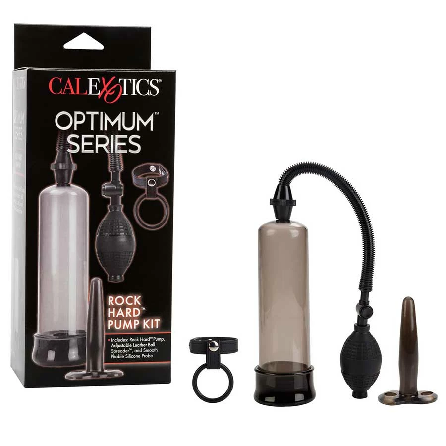 Optimum Series Rock Hard Pump Kit By Cal Exotics Penis Pumps 3 Optimum Series Rock Hard Pump Kit By Cal Exotics Penis Pumps