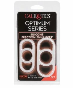 Optimum Series Silicone Erection Enhancer Cock Ring Set By Cal Exotics