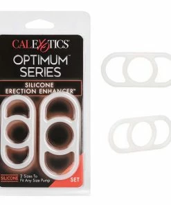 Optimum Series Silicone Erection Enhancer Cock Ring Set By Cal Exotics