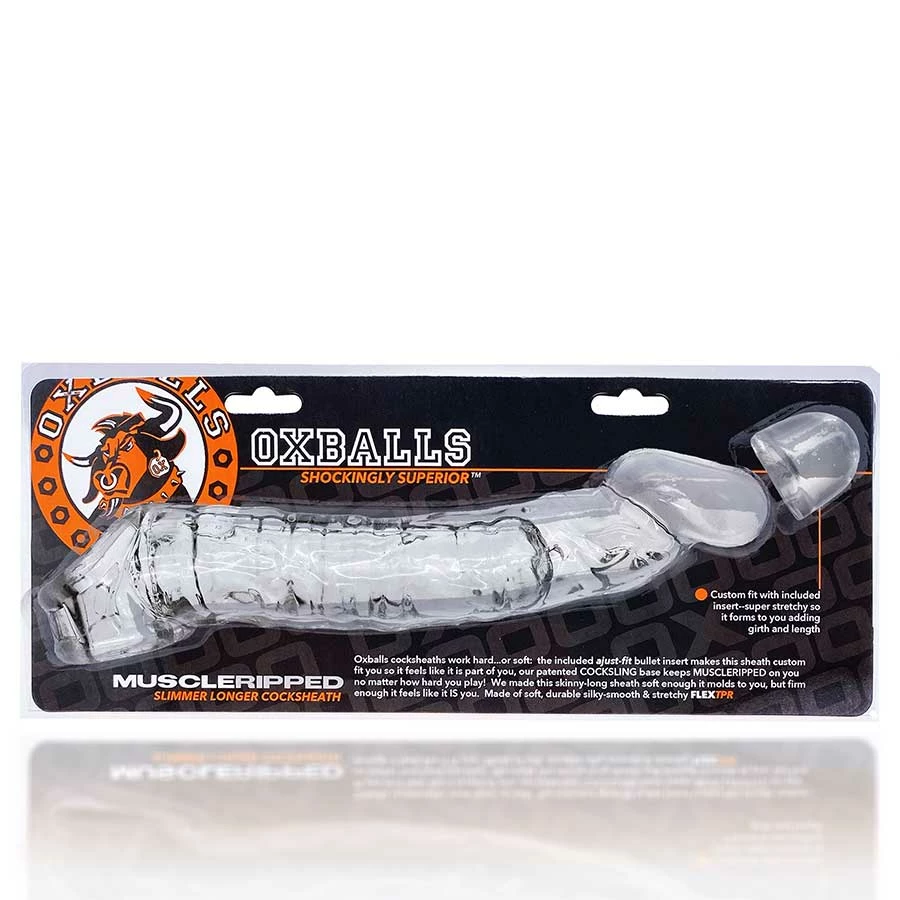 Oxballs Muscle Ripped Realistic Cock Sheath Extender Sleeve Sheaths & Sleeves 15 Oxballs Muscle Ripped Realistic Cock Sheath Extender Sleeve Sheaths & Sleeves