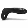 Cock Rings Oxballs Silicone Penetrator Black Double Penetration Cock Ring
