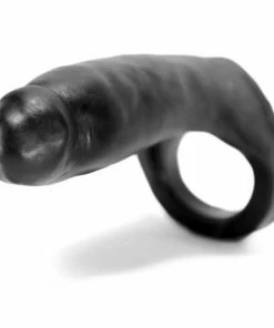 Cock Rings Oxballs Silicone Penetrator Black Double Penetration Cock Ring