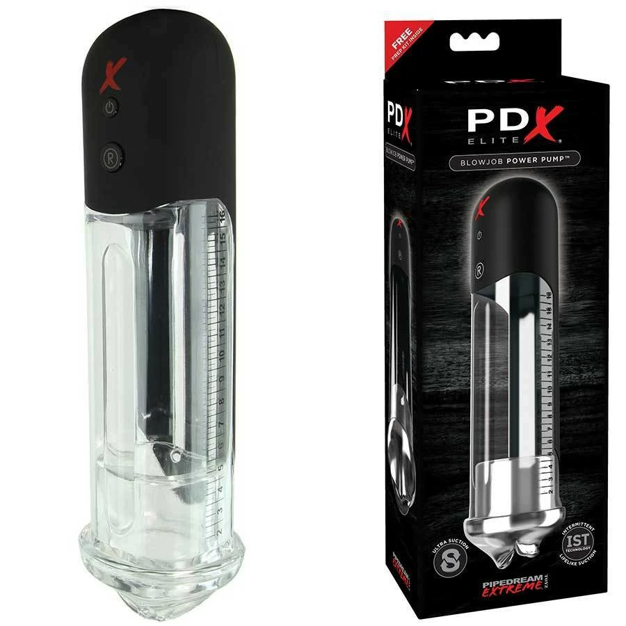 Pipedream Products Penis Pumps PDX Elite Blowjob Power Pump | Automatic Sucking Penis Pump 3 Pipedream Products Penis Pumps PDX Elite Blowjob Power Pump | Automatic Sucking Penis Pump