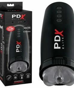 PDX Elite Motorbator 2 Vibrating & Thrusting Stroker By Pipedream Products