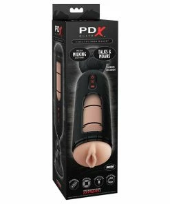 PDX Elite Vibrating Fanta Flesh Mega Milker Masturbator By Pipedream Products