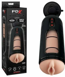 PDX Elite Vibrating Fanta Flesh Mega Milker Masturbator By Pipedream Products