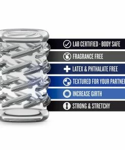 Blush Novelties Penis Enhancing Cock Sleeve Stay Hard Kit | Clear Sheaths & Sleeves