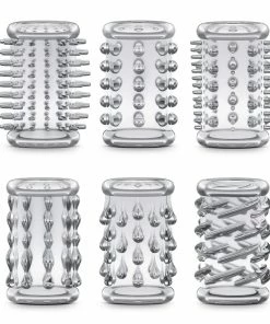 Blush Novelties Penis Enhancing Cock Sleeve Stay Hard Kit | Clear Sheaths & Sleeves