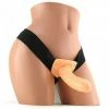 Fetish Fantasy Sheaths & Sleeves Penis Extension Sleeve 6 Inch Hollow Tan Strap On Sheath