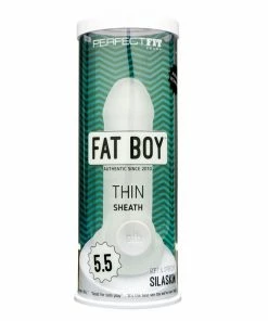 Perfect Fit Penis Extension Sleeve Fat Boy Thin Clear Cock Sheath (5.5 Inch Or 6.5 Inch) Sheaths & Sleeves