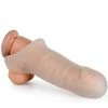 Sheaths & Sleeves Penis Extension Sleeve Fat Boy Ultra Fat Thick And Clear Cock Sheath By Perfect Fit