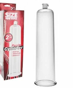 Size Matters Penis Pump Cylinder 2.25 Inch X 9 Inch Clear Penis Pumps