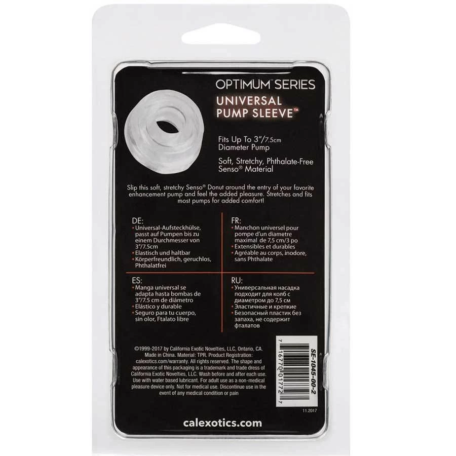 Cal Exotics Penis Pump Replacement Sleeve | Optimum Series Universal Fit 4 Cal Exotics Penis Pump Replacement Sleeve | Optimum Series Universal Fit