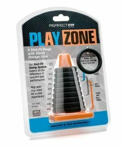 Cock Rings Perfect Fit 9 Silicone Cock Ring Play Zone Erection Kit For Men