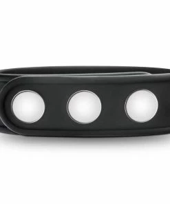 Blush Novelties Performance 3 Snap Adjustable Black Silicone Cock Ring For Men