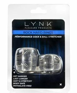 Lynk Pleasure Products Performance Cock Ring & Ball Stretcher Clear By Lynk Pleasure 17 Lynk Pleasure Products Performance Cock Ring & Ball Stretcher Clear By Lynk Pleasure