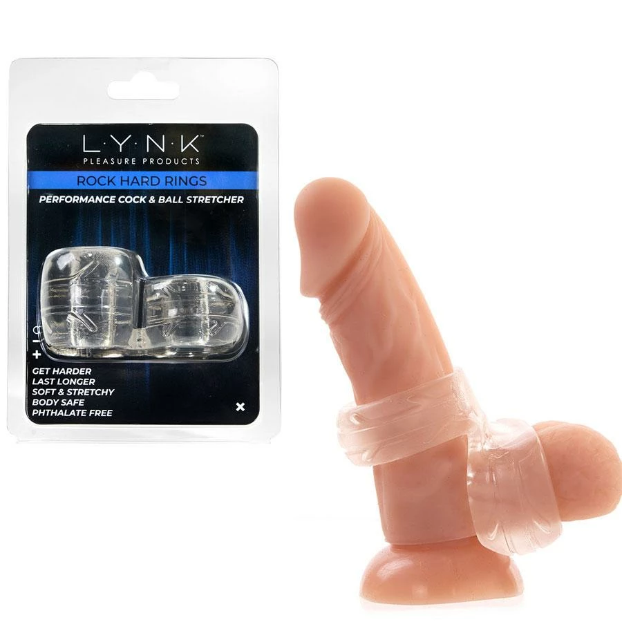 Lynk Pleasure Products Performance Cock Ring & Ball Stretcher Clear By Lynk Pleasure 3 Lynk Pleasure Products Performance Cock Ring & Ball Stretcher Clear By Lynk Pleasure
