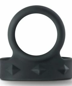 Performance VS7 Silicone Cock & Ball Strap Large Black By Blush Novelties Cock Rings