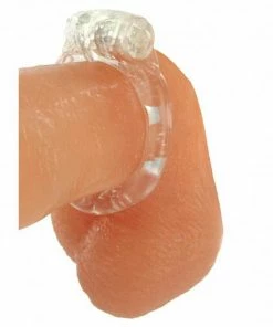 Master Series Platinum Orgasmic Vibrating Cock Ring For Couples Clear Penis Ring Cock Rings