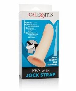 Cal Exotics PPA 7 Inch Hollow Penis Extension Strap On Sleeve With Jock Strap Harness For Men Sheaths & Sleeves 14 Cal Exotics PPA 7 Inch Hollow Penis Extension Strap On Sleeve With Jock Strap Harness For Men Sheaths & Sleeves