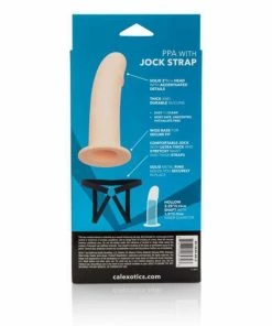 Cal Exotics PPA 7 Inch Hollow Penis Extension Strap On Sleeve With Jock Strap Harness For Men Sheaths & Sleeves 16 Cal Exotics PPA 7 Inch Hollow Penis Extension Strap On Sleeve With Jock Strap Harness For Men Sheaths & Sleeves