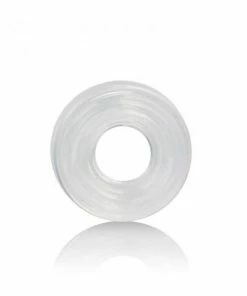 Cal Exotics Premium Clear Silicone Cock Ring Medium Size Soft Erection Enhancer Cock Rings