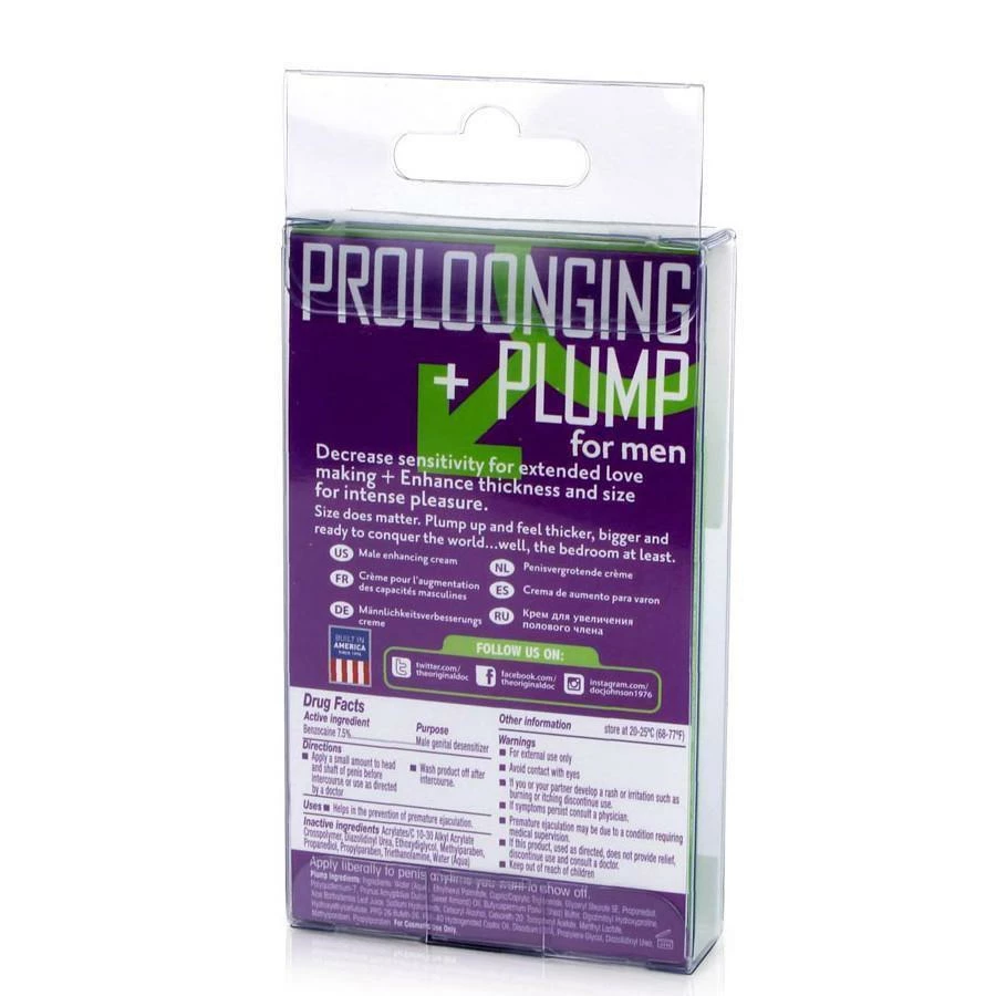 Doc Johnson Male Enhancement Proloonging + Plump Male Sexual Enhancing Kit 4 Doc Johnson Male Enhancement Proloonging + Plump Male Sexual Enhancing Kit