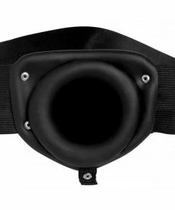 Pumper Inflatable Black Hollow Strap On For Men By Master Series
