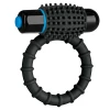 Pure Silicone Vibrating Cock Ring And Penis Enhancer By Optimale Black