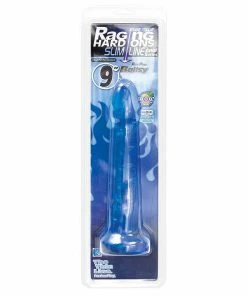 Raging Hard-Ons Slimline 9 Inch Crystal Jelly Anal Dildo By Doc Johnson Anal Sex Toys