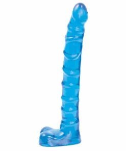 Raging Hard-Ons Slimline 9 Inch Crystal Jelly Anal Dildo By Doc Johnson Anal Sex Toys