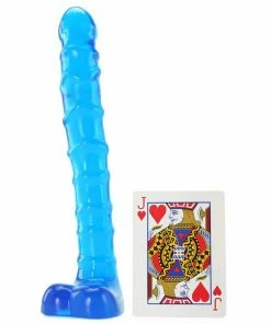 Raging Hard-Ons Slimline 9 Inch Crystal Jelly Anal Dildo By Doc Johnson Anal Sex Toys