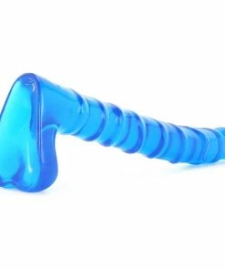 Raging Hard-Ons Slimline 9 Inch Crystal Jelly Anal Dildo By Doc Johnson Anal Sex Toys