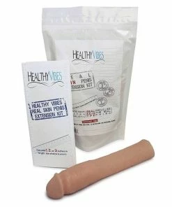 Sheaths & Sleeves Real Skin Penis Extension Sleeve 9 Inch Tan Cock Sheath By Healthy Vibes